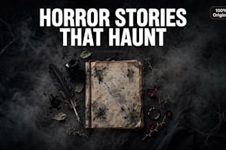 write original horror romance mystery fiction story