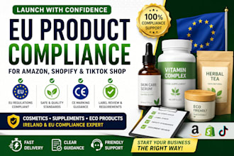 help with eu cosmetic, supplement and ireland compliance