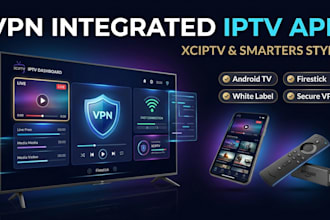 integrate vpn into iptv app like xciptv and iptv smarters pro