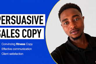 create engaging fitness sales copy, ad copy that converts
