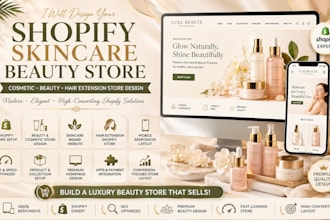 do skincare shopify store skincare shopify beauty website skin care store