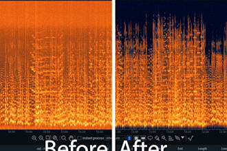 edit, restore, remove noise, de flutter, audio