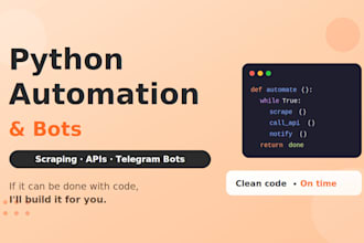 build python automation scripts