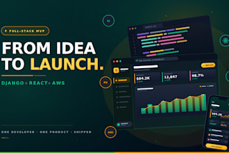 build your full stack saas mvp with django react and aws deployment
