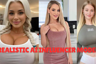 train realistic ai influencer lora models and build comfyui workflows