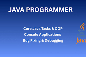 do java programming, console applicat