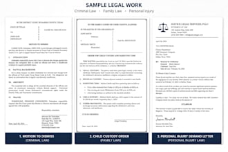 organize and format legal documents and case files