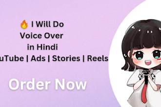 do hindi female voice over