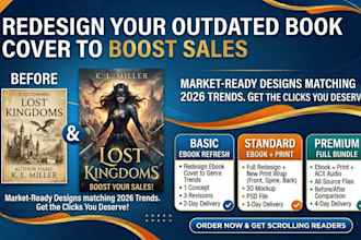 redesign your outdated book cover to boost sales