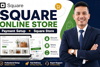 build square online store square website payment setup square store