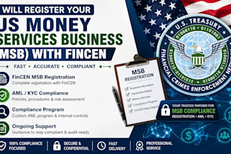 register your US msb with fincen and handle compliance filing