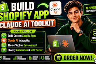 build shopify app claude code ai toolkit theme section automation shopify mcp