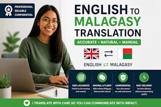 professional english to malagasy translation