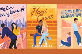 do book cover illustration illustrated romance book cover character illustration