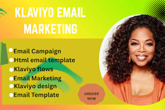 custom design for klaviyo and mailchimp klaviyo email flow