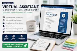 format ms word or docs file for you