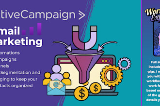 build your activecampaign email funnel automation or scheduled campaigns