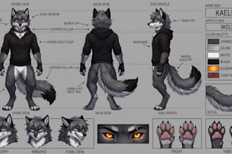 do furry refrence sheet fursona character ref furry sheet nsfw furry art