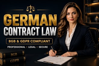 draft bgb compliant german business contracts saas, nda cisg contract redrafting