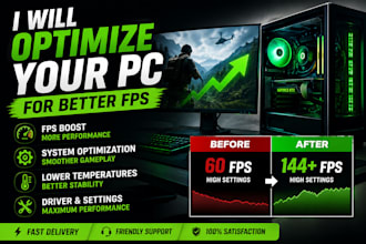 optimize your gaming PC for better fps
