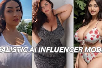 ai influencer ai model ai  instagram social media realistic ai sfw and nsfw