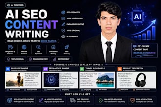 write SEO blog posts and website content using ai tools