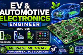 automotive electronics pcb design for ev chargers bms and infotainment systems
