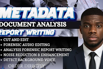 do your research analyst and document forensic expert for academic and integrity