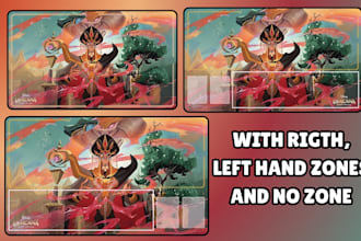 do custom tcg playmats, trading card game boards, anime pokemon yugioh duel mats
