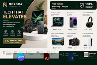 design b2b industrial product catalogs brochure for ecommerce electronic brand
