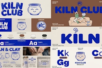 design business logo, full branding kit with brand guidelines
