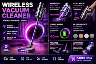 design product cards and infographics for marketplaces