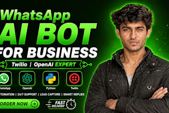 create a whatsapp ai bot for customer support and automation