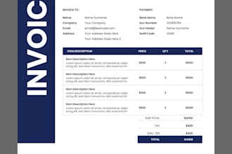 create professional invoice, quotation and bill format in excel