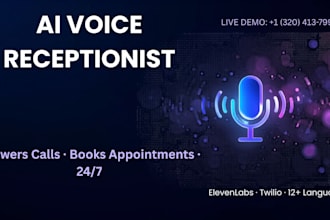 build an ai voice receptionist that answers calls and books appointments