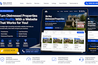 design wix foreclosure website distressed property website short sale website