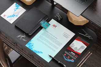 design logo business card letterhead folder all stationery
