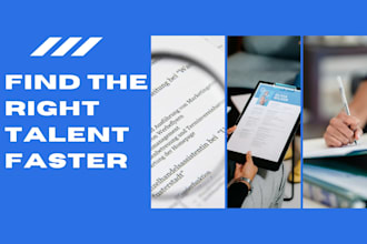 handle HR recruitment jd creation sourcing screening and shortlisting