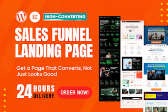 design high converting PPC landing page for google ads lead generation