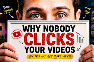make thumbnails for documentary and gaming videos