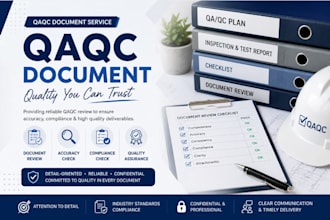 create professional QA qc reports and inspection checklists