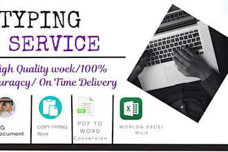 type scanned documents and pdfs into word