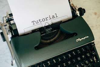 write a step by step coding tutorial with code examples