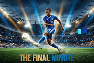 create cinematic football poster ai prompts for midjourney