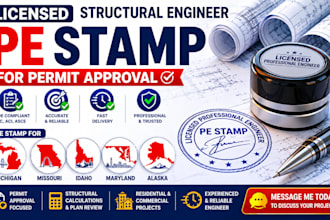 license structural engineer pe stamp for michigan missouri idaho maryland alask