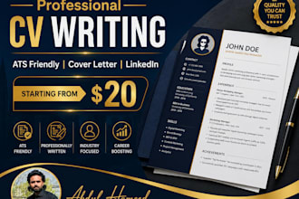 write a professional CV and resume for job applications