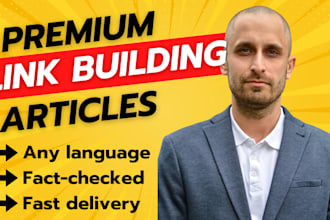 write high quality SEO articles for linkbuilding