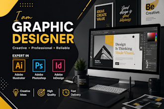 desing professional social media posts , ads and banners for your business