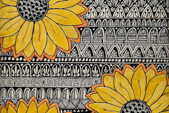 create custom hand drawn mandala art design