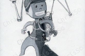 create character art for fan art and ocs